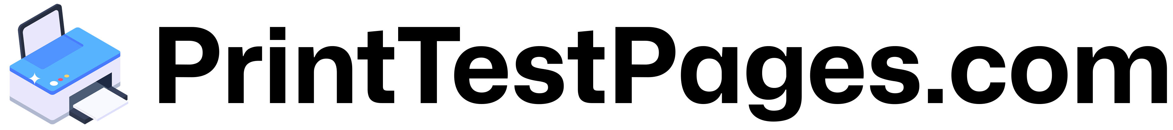 Print Test Page Logo